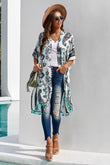 Boho Paisley Print Kimono