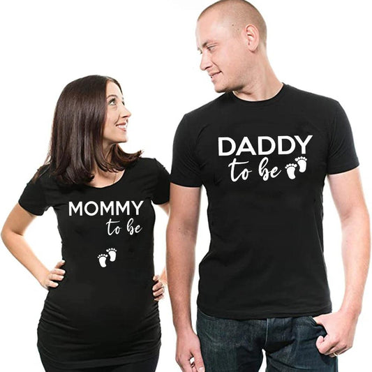 Mommy To Be Shirt Daddy To Be Shirt Pregnancy Announcement T-Shirt ps - Basketlist