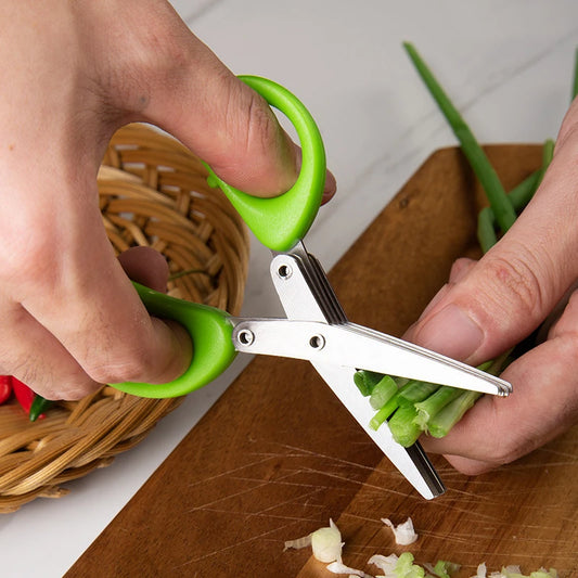 Kitchen Scissors Stainless Steel Vegetable Cutter - Basketlist