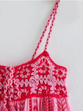 women's clothing fashion print knitted suspender