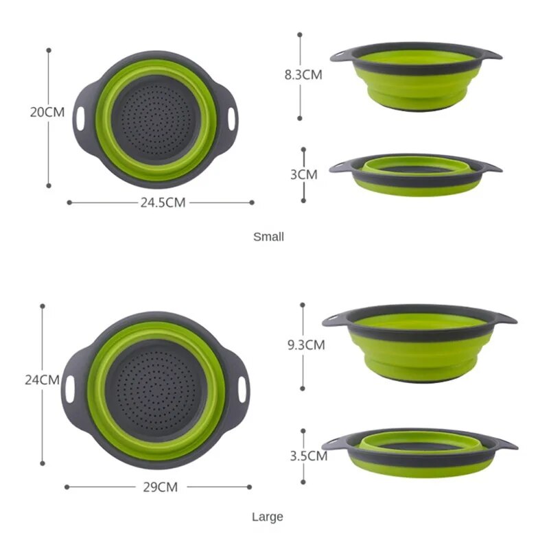 Silicone cleaning and drainage basket - Basketlist