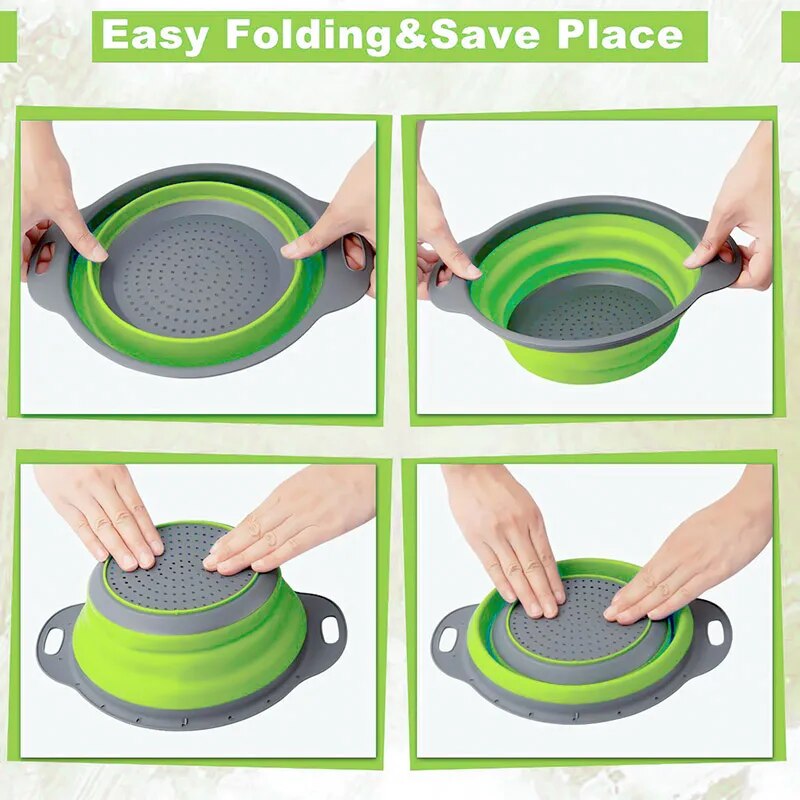 Silicone cleaning and drainage basket - Basketlist