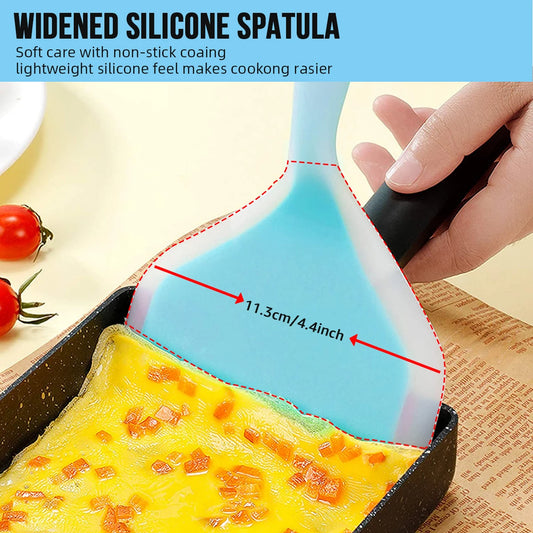 Silicone Spatula Kitchen Scraper Wide - Basketlist