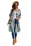 Boho Paisley Print Kimono